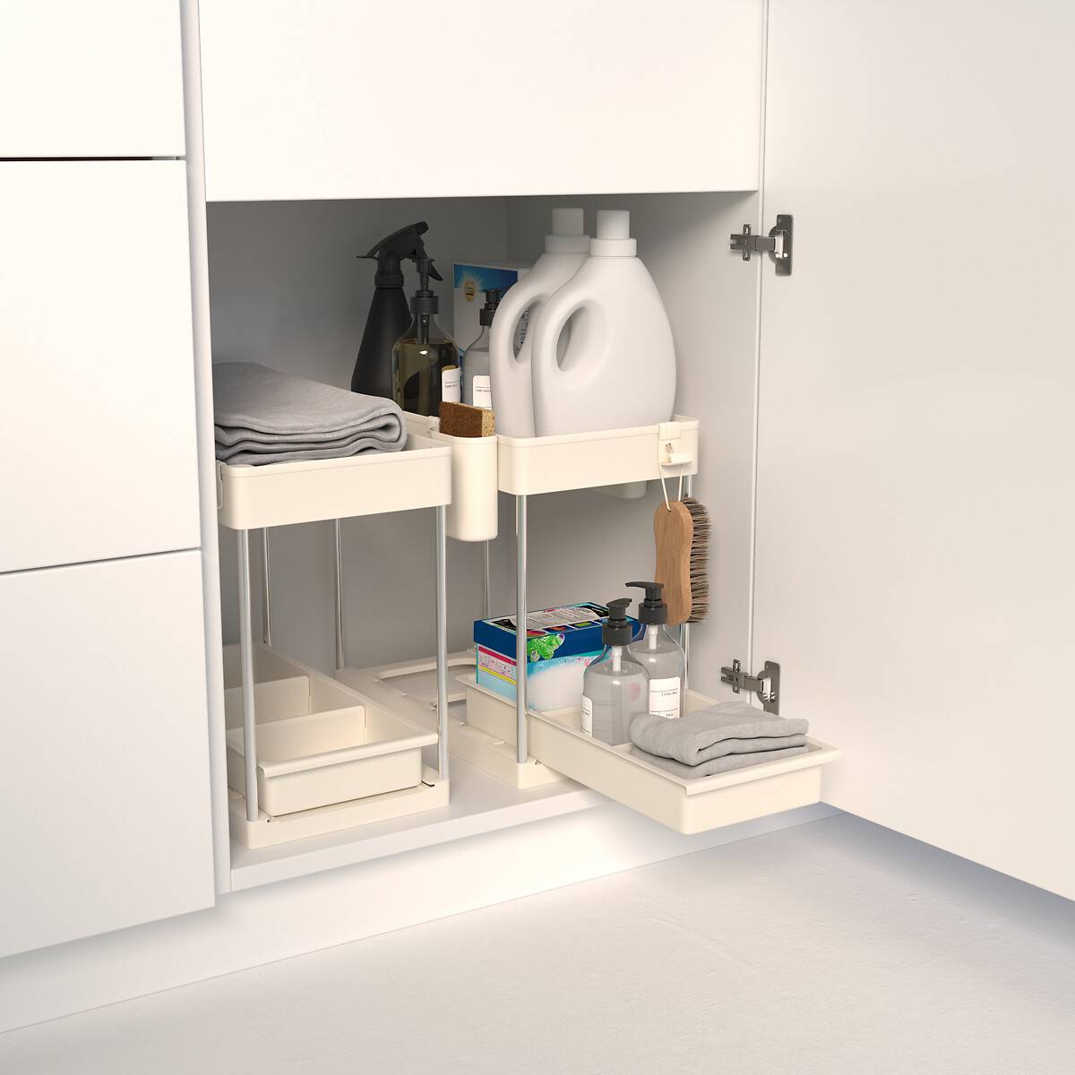 Organiseur, l.40,7 cm, beige