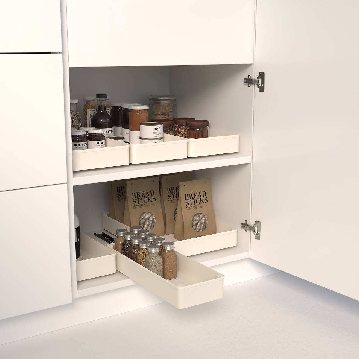 Organiseur, l.37,7 cm, beige Stora