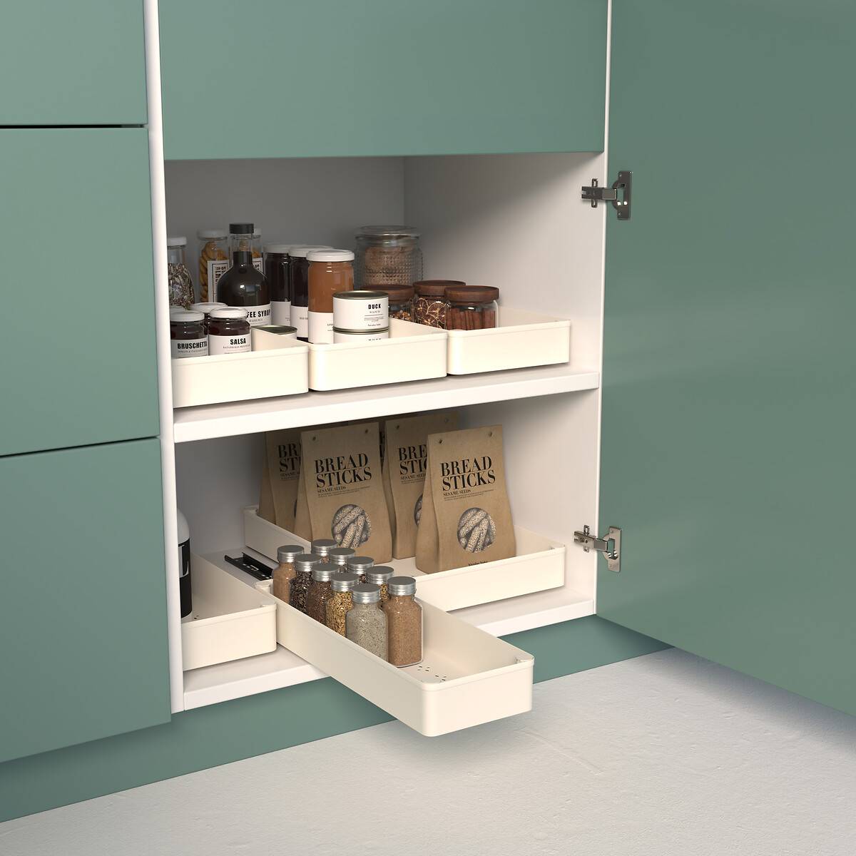 Organiseur, l.37,7 cm, beige Stora