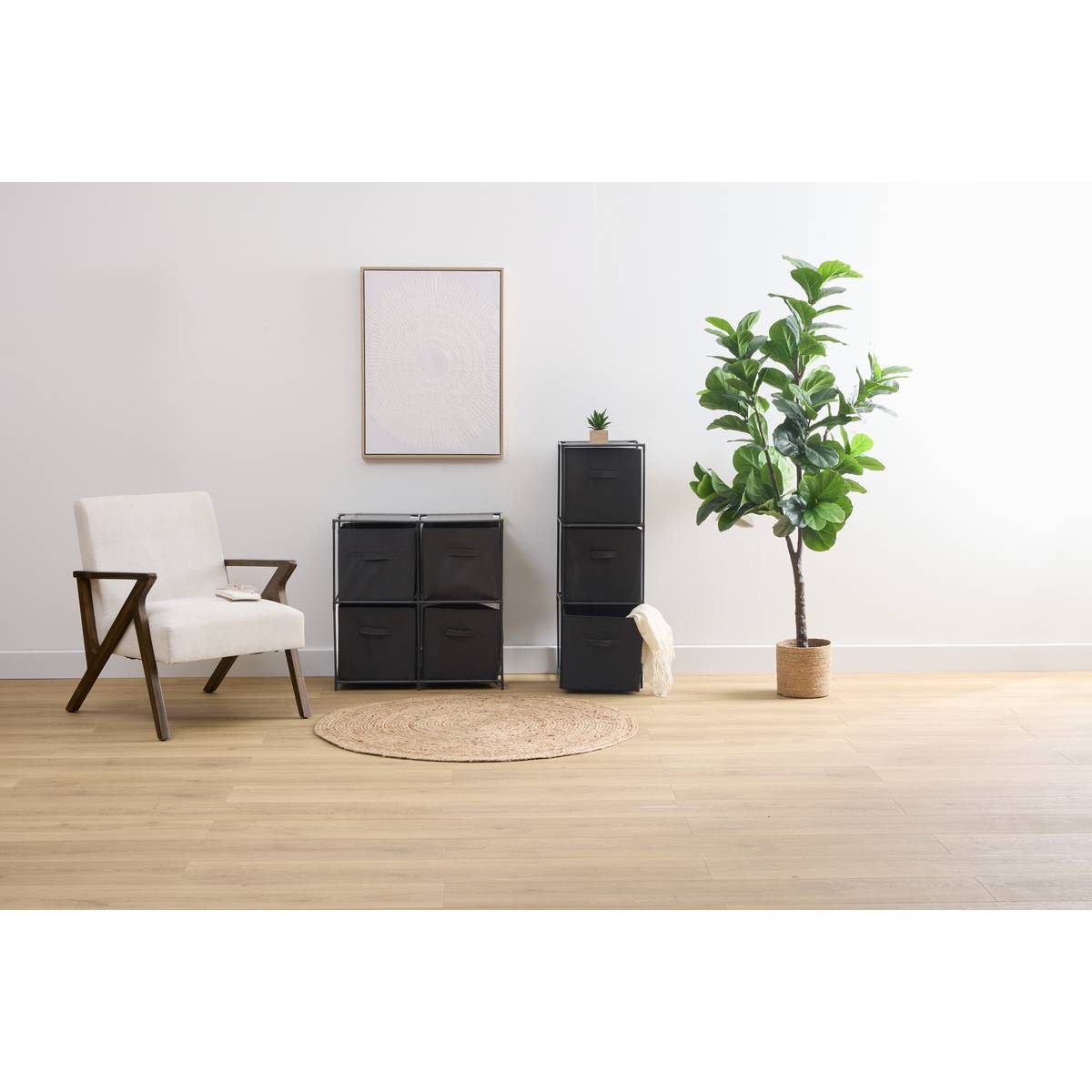 Etagère 3 niveaux, noir