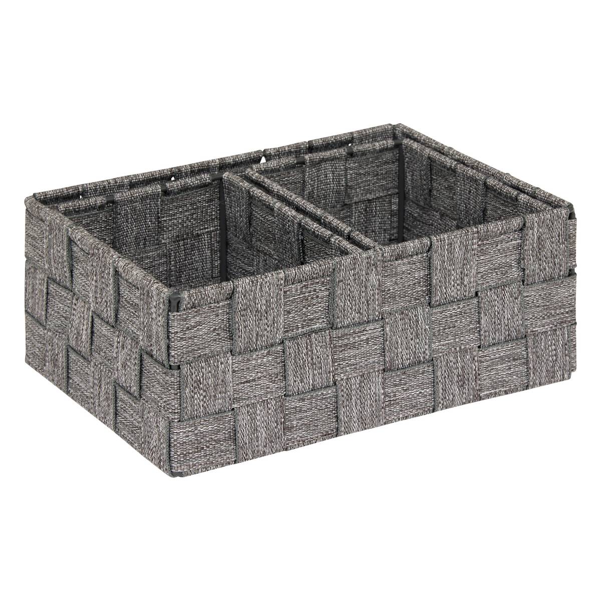 Panier, 3 produits, gris