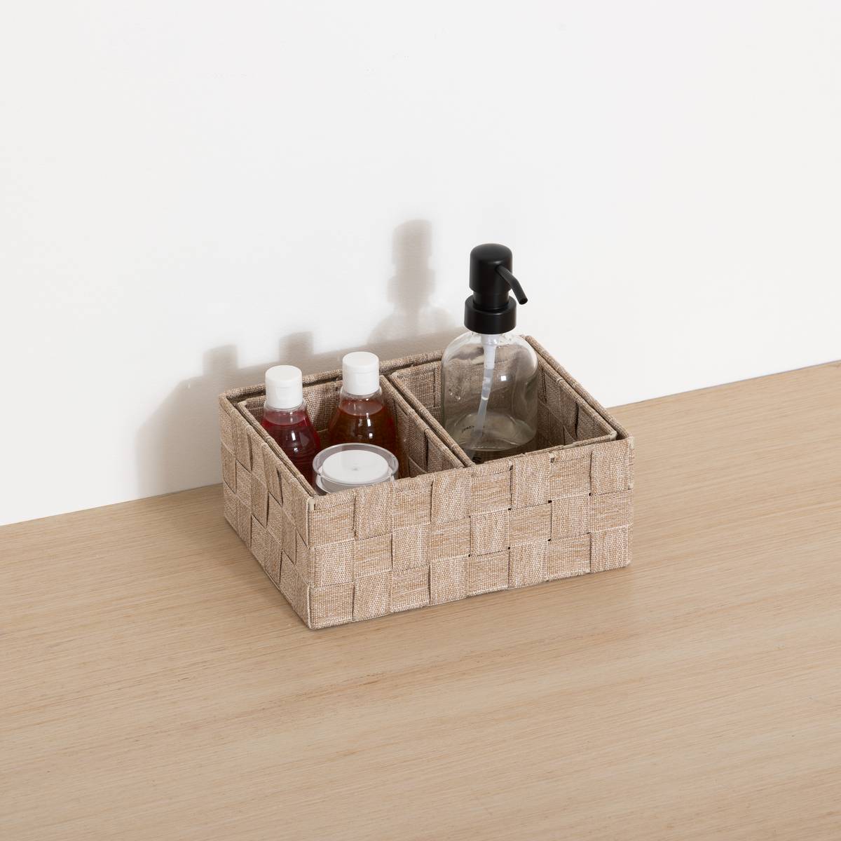 Panier, 3 produits, beige Lise