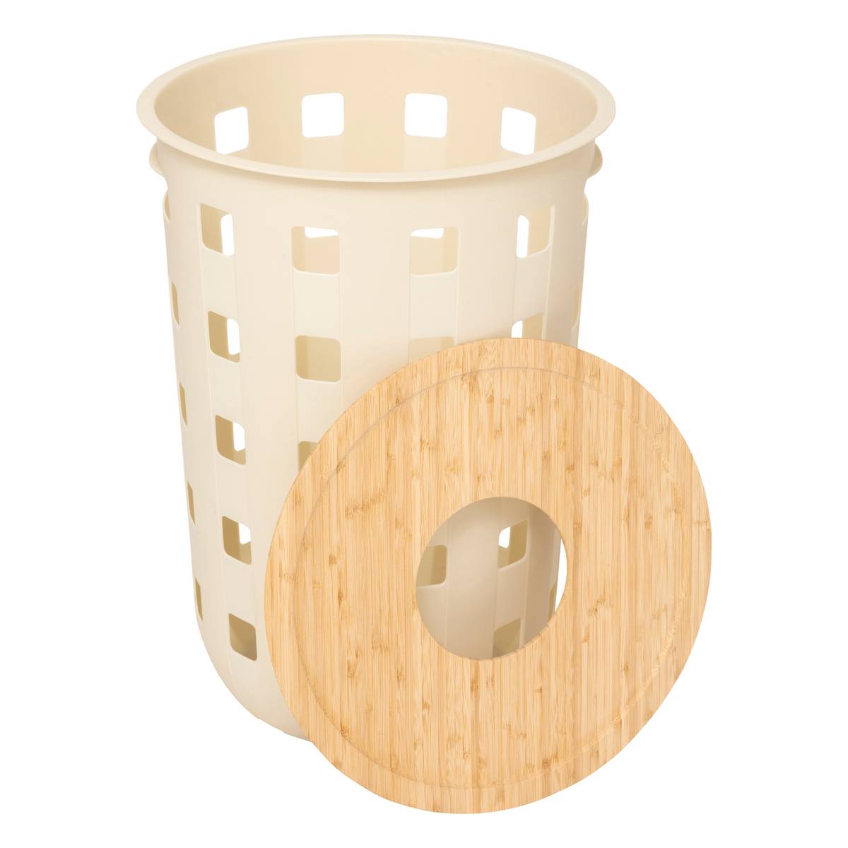Corbeille à linge, 60 l, argile Harmony