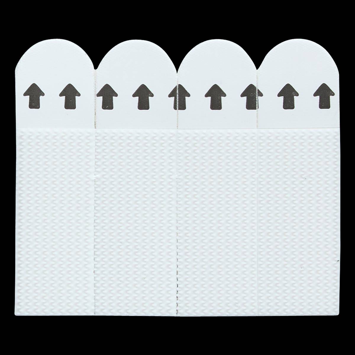 Lot de 8 bandes de fixation murales, 2kg max.