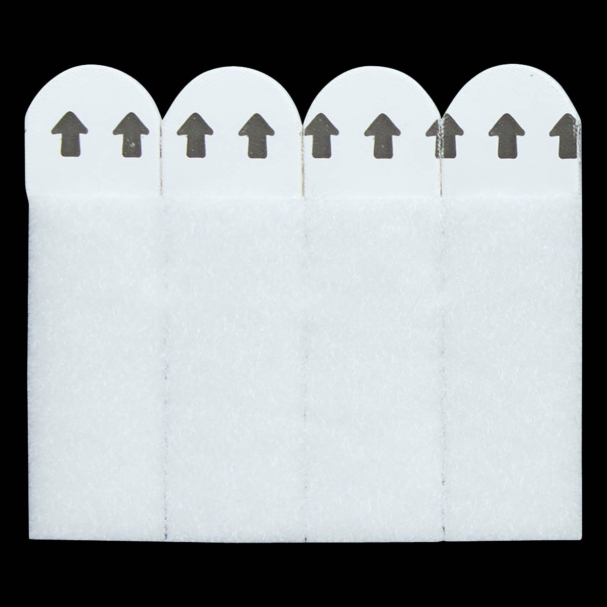 Lot de 8 bandes de fixation murales, 2kg max.