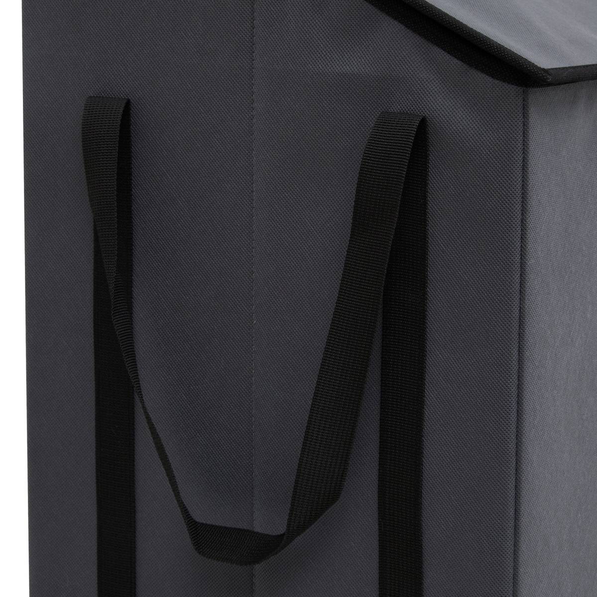 Panier à linge, 45 l, gris