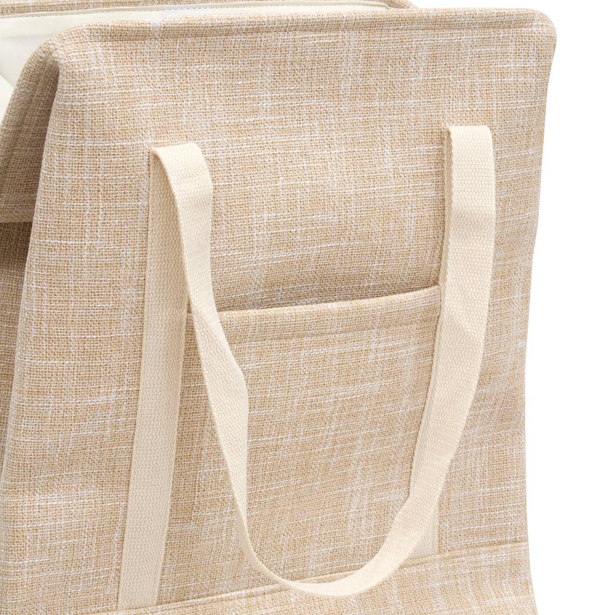 Panier à linge, 70 l, beige