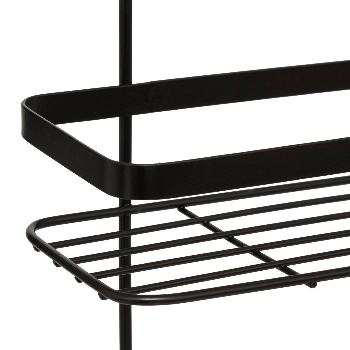Serviteur de douche 2 niveaux, noir Venterra