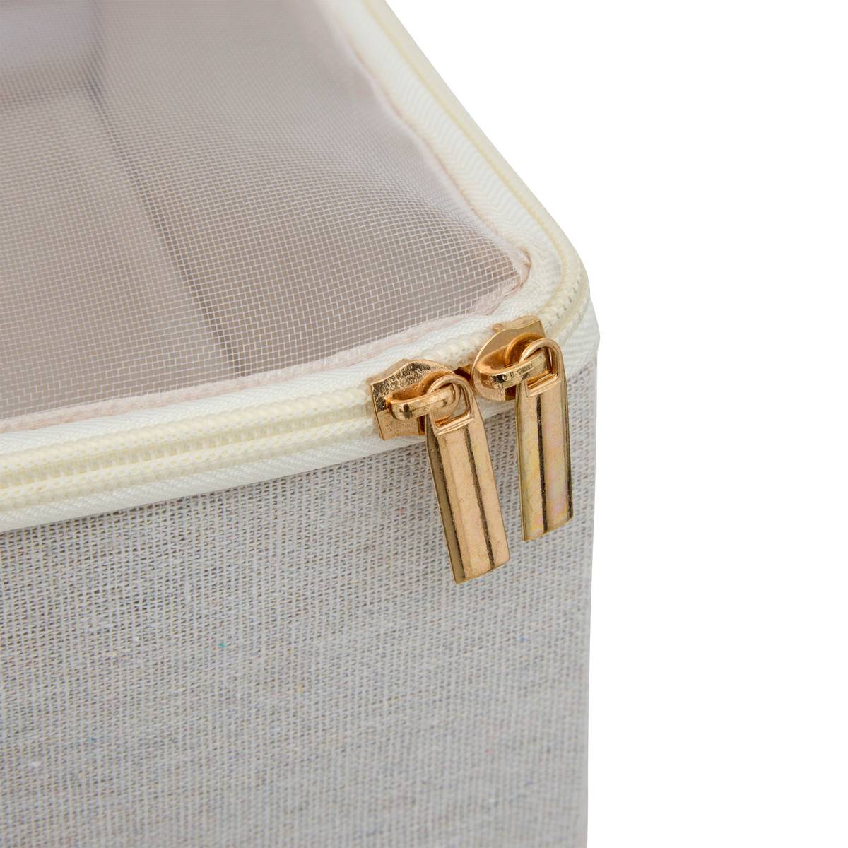 Housse de rangement sous lit, l.66 cm, beige
