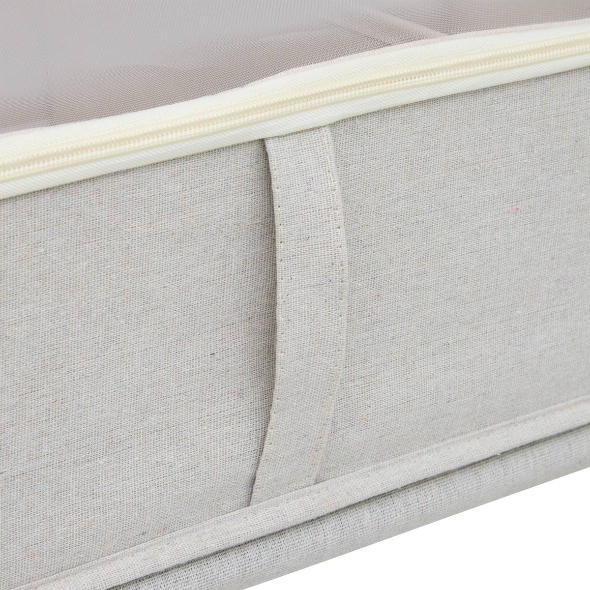 Housse de rangement sous lit, l.66 cm, beige