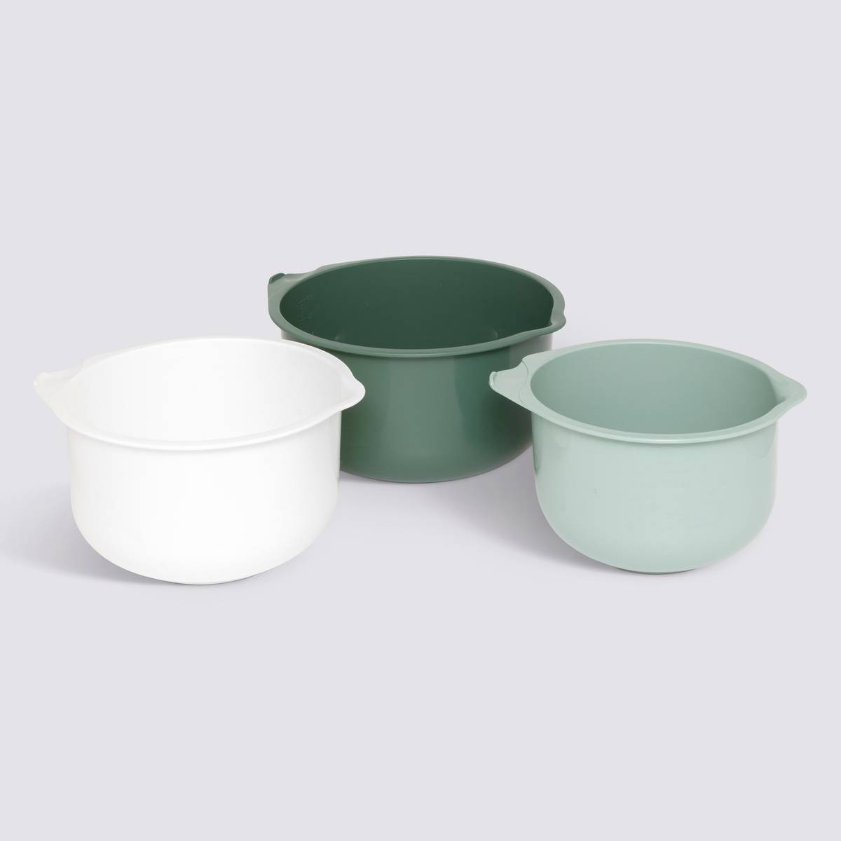 Lot de 3 bols à mixer, 1,5l/2l/3l