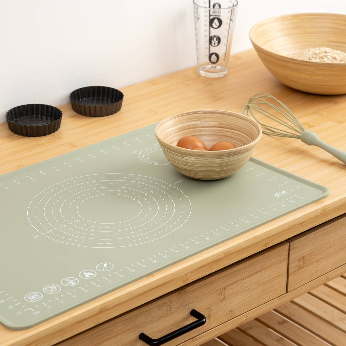 Tapis en siliconne, l.40 cm