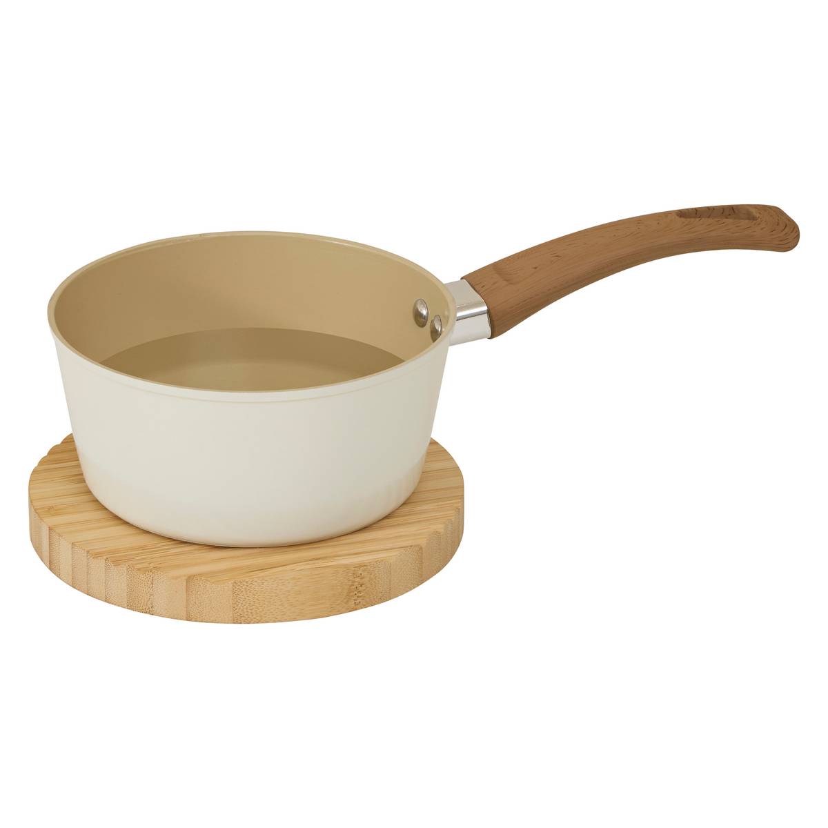 Dessous de plat, l.18 cm, beige Bambou