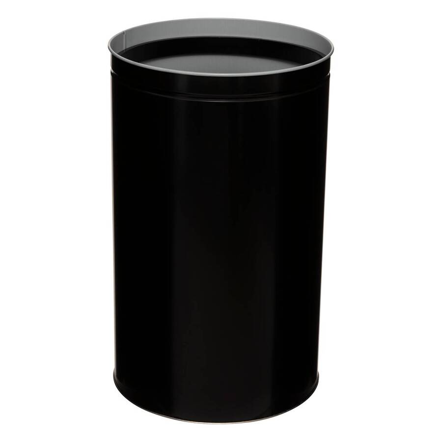 Poubelle, détecteur infra-rouge + bouton, 40 l, noir 