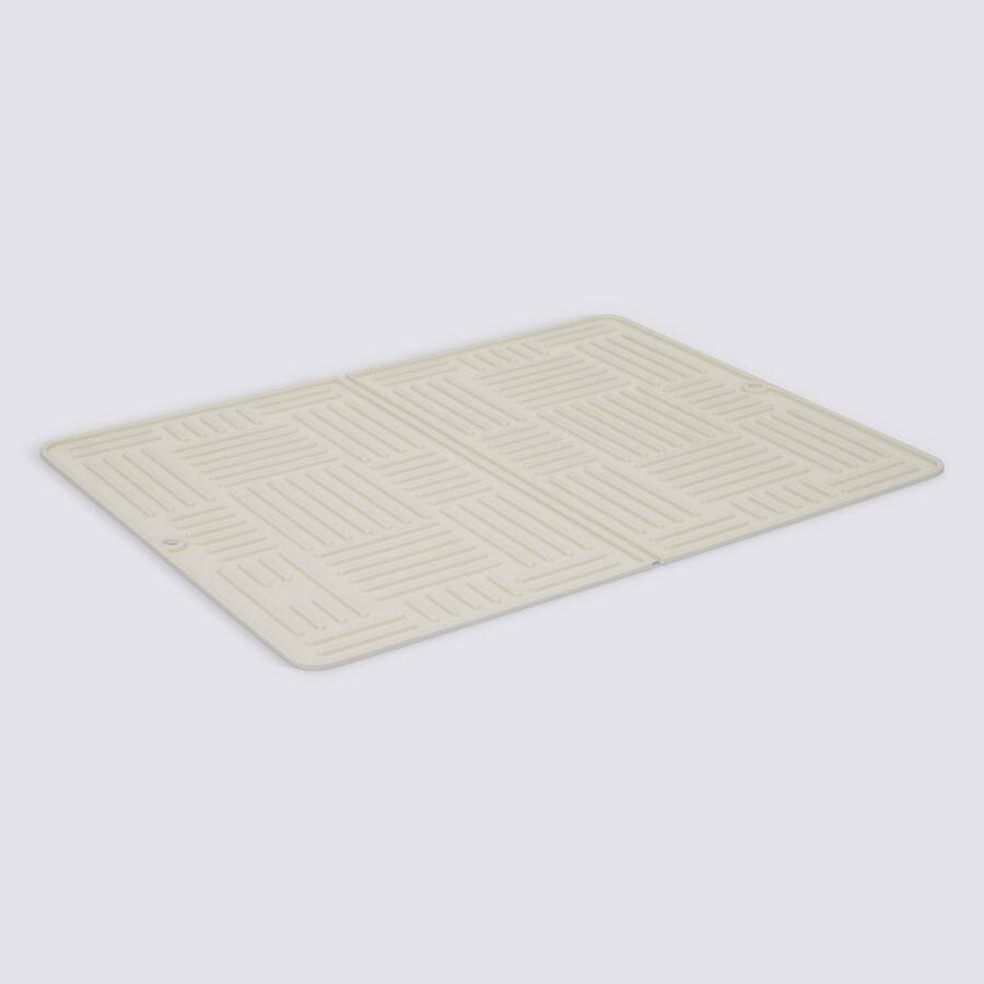 Tapis de vaisselle pliant xl, l.49,4 cm, beige Sileo