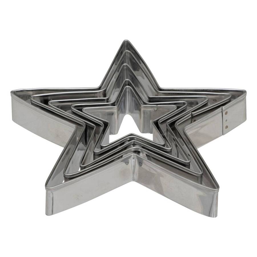 Emporte-pièces, 7 pièces, argent Noël