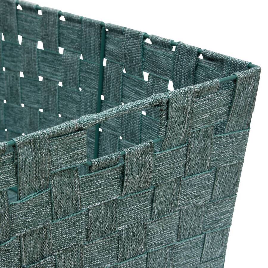 Panier, l.38 cm, vert Lise