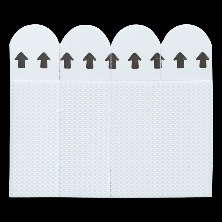 Lot de 8 bandes de fixation murales, 2kg max.