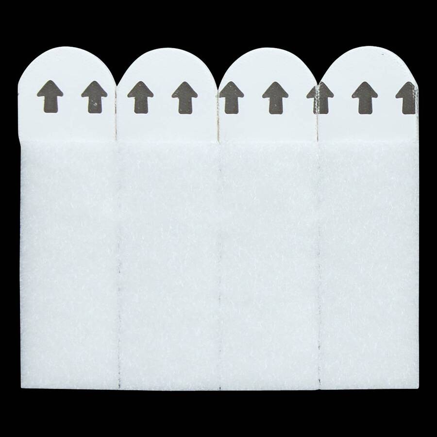 Lot de 8 bandes de fixation murales, 2kg max.