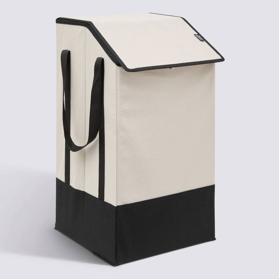 Panier à linge, 45 l, beige