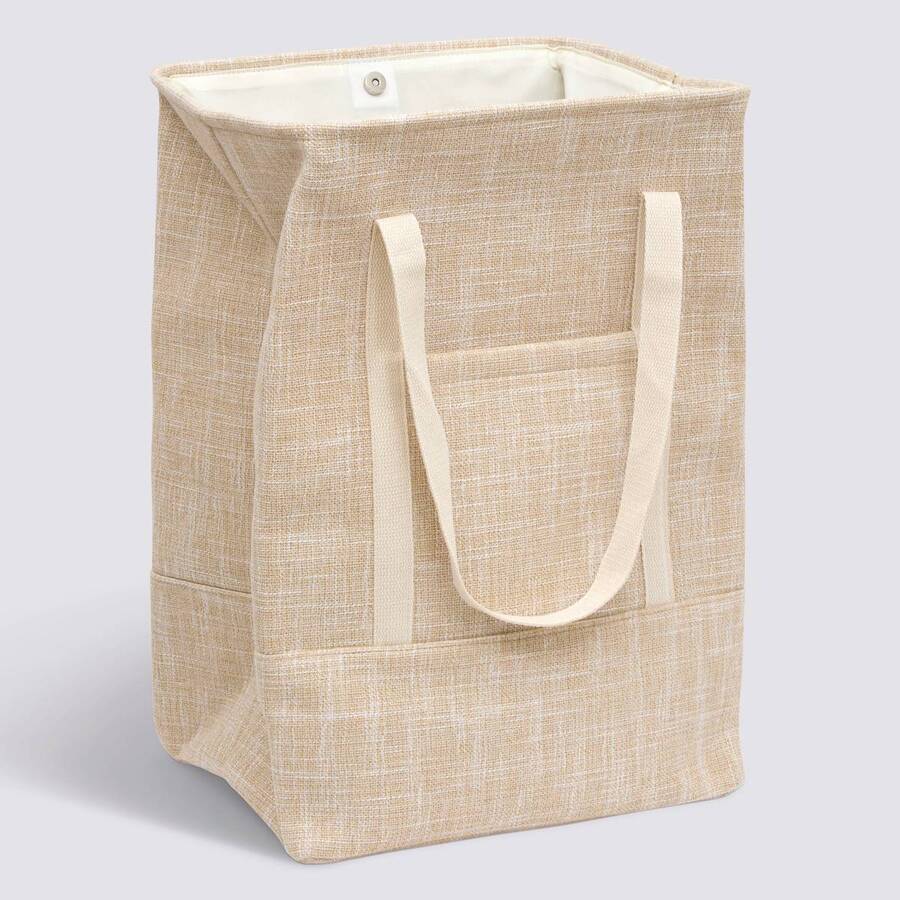 Panier à linge, 70 l, beige