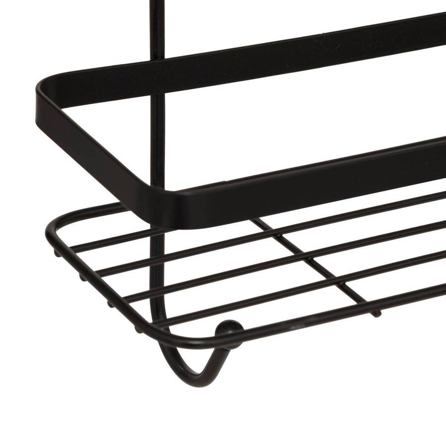 Serviteur de douche 2 niveaux, noir Venterra