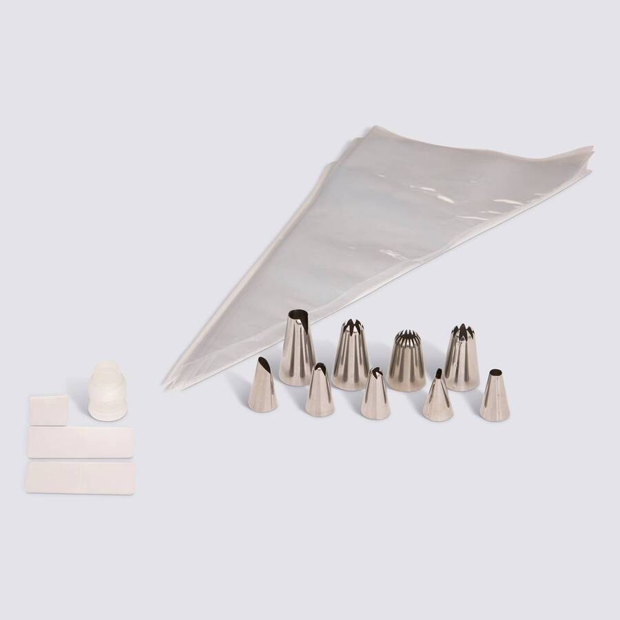Poche à douille, 10 poches, transparent 