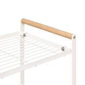 Etagère 2 niveaux, blanc Balm