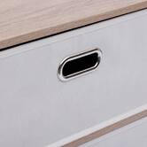 Commode 5 tiroirs, beige Dress up