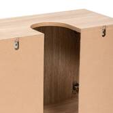 Meuble sous-lavabo 2 portes, beige Abana