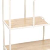 Console 2 étagères, beige Curvy