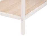 Console 2 étagères, beige Curvy