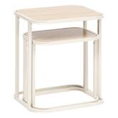 Tables gigognes, beige Curvy