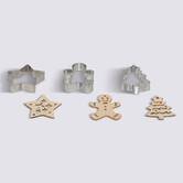 Lot de 3 emporte-pièces et 3 embosseurs noël Noël