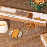 Lot de 2 boîtes à gâteaux, beige Noël