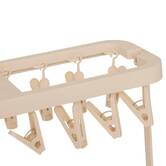 Séchoir double, 32 pinces, beige