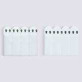 Lot de 8 bandes de fixation murales, 2kg max.
