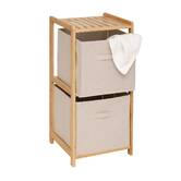 Etagère 2 niveaux, beige Tidy box