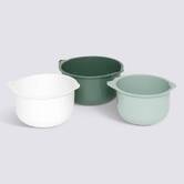 Lot de 3 bols à mixer, 1,5l/2l/3l
