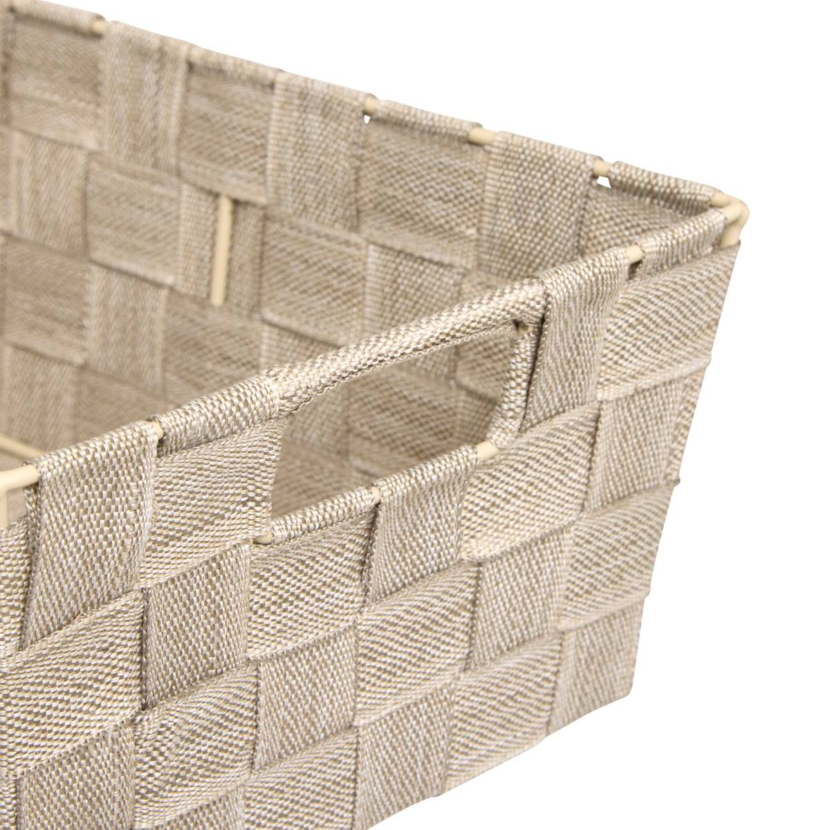 Panier, l.28 cm, beige
