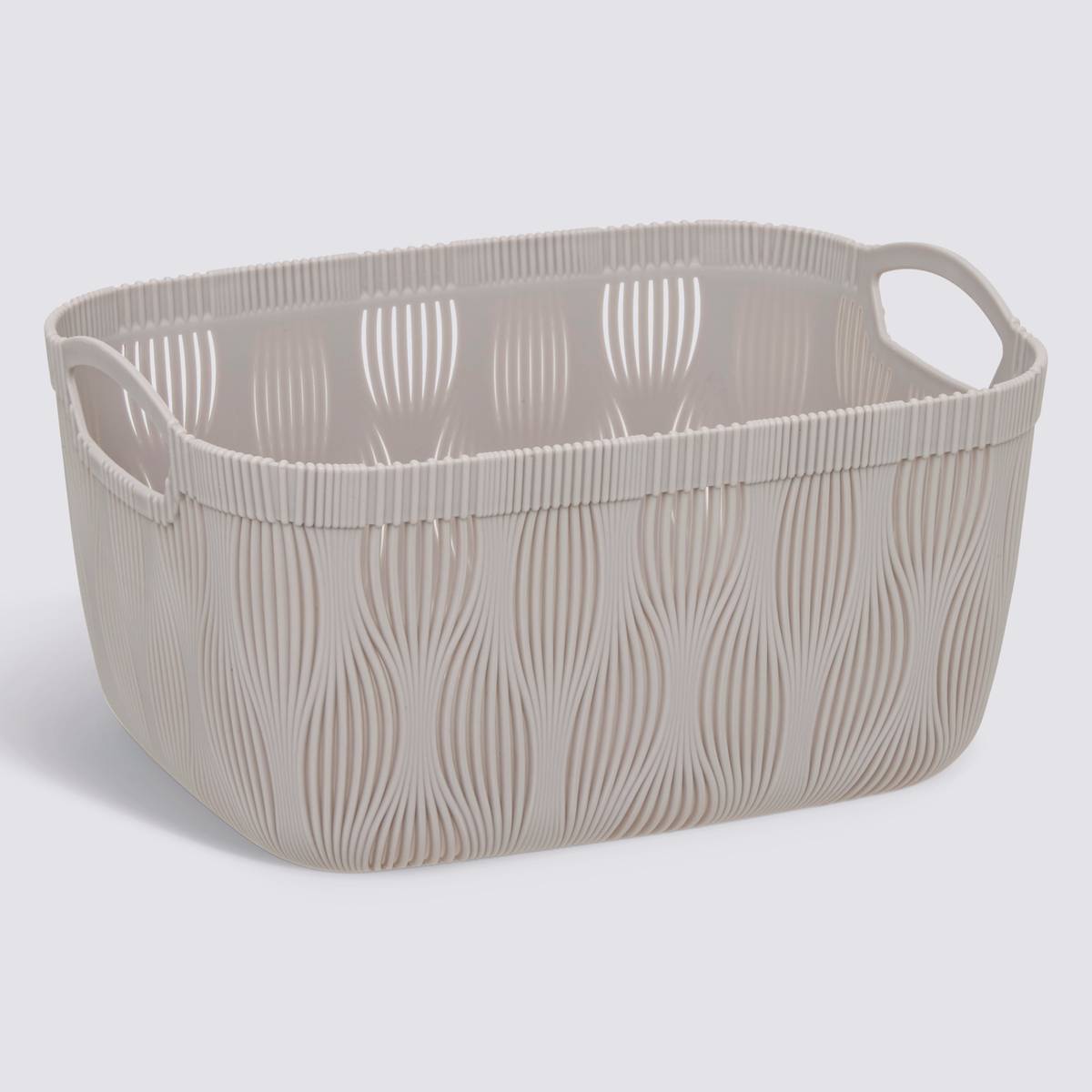 Panier, l.28,7 cm, beige Leaf