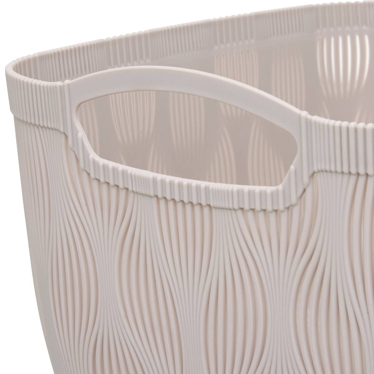 Panier à linge, l.37,7 cm, beige