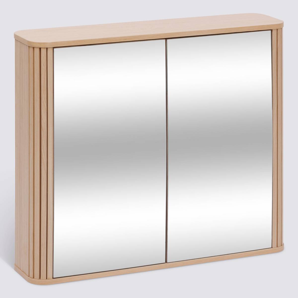 Meuble de salle de bain, l.80 cm, beige Liora