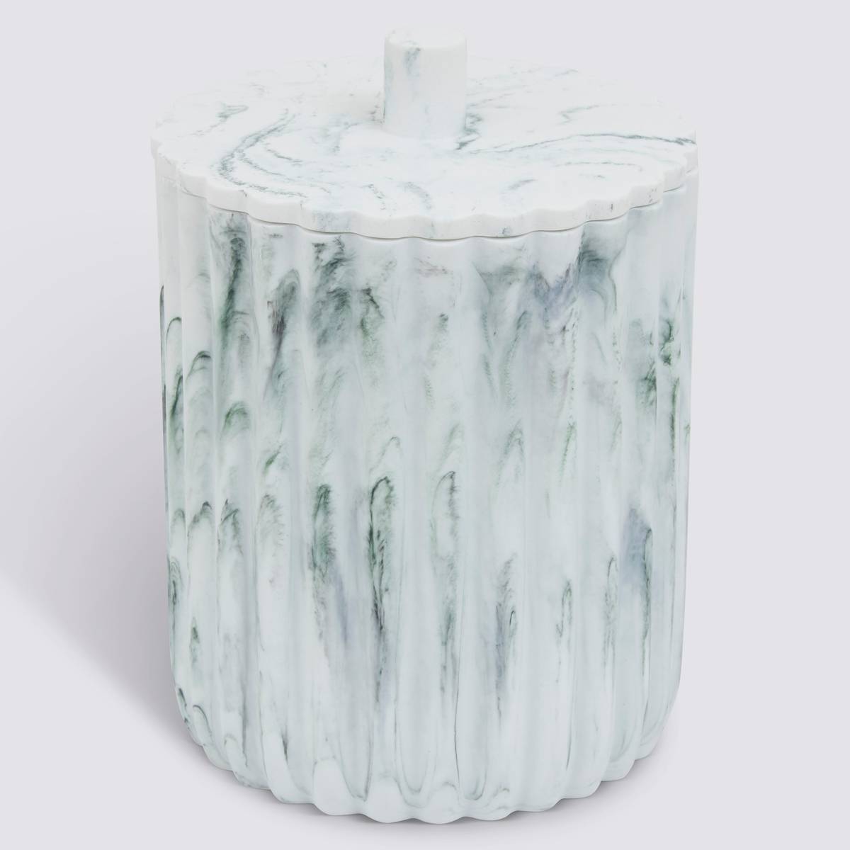 Poubelle, manuel, 5 l, blanc Marby