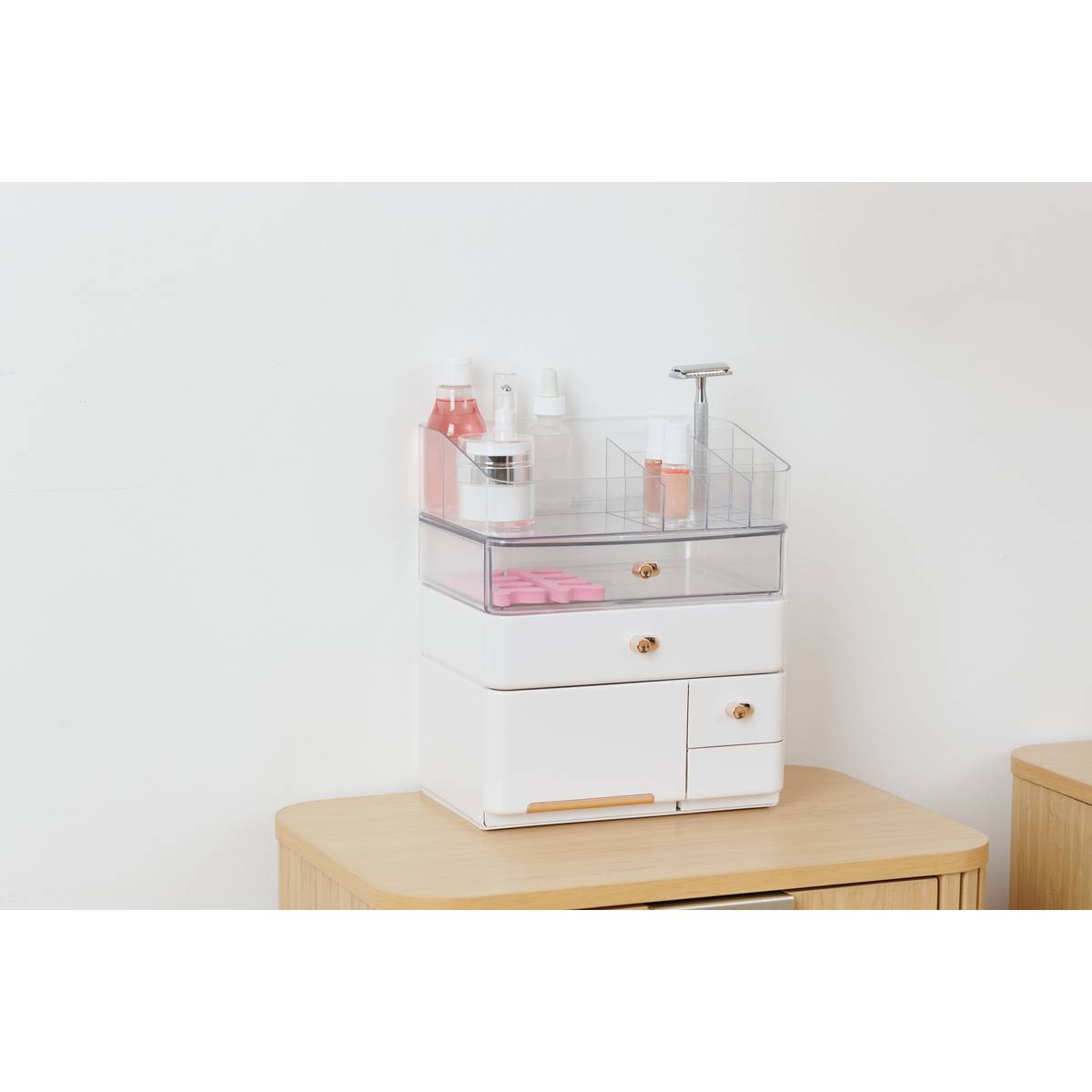 Organiseur, l.23 cm, blanc