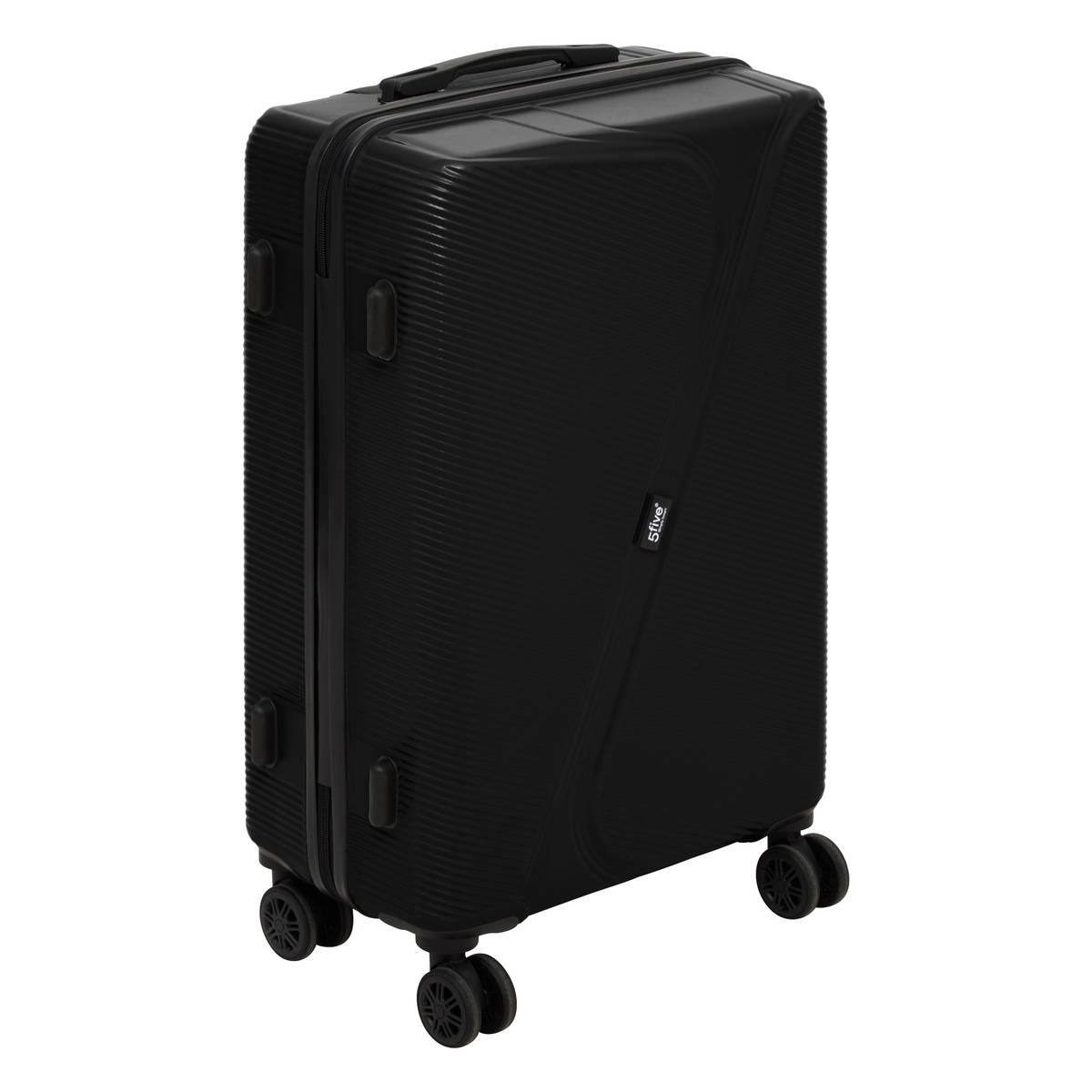 Lot de 3 valises 8 roues, h.77/67/55 cm, noir