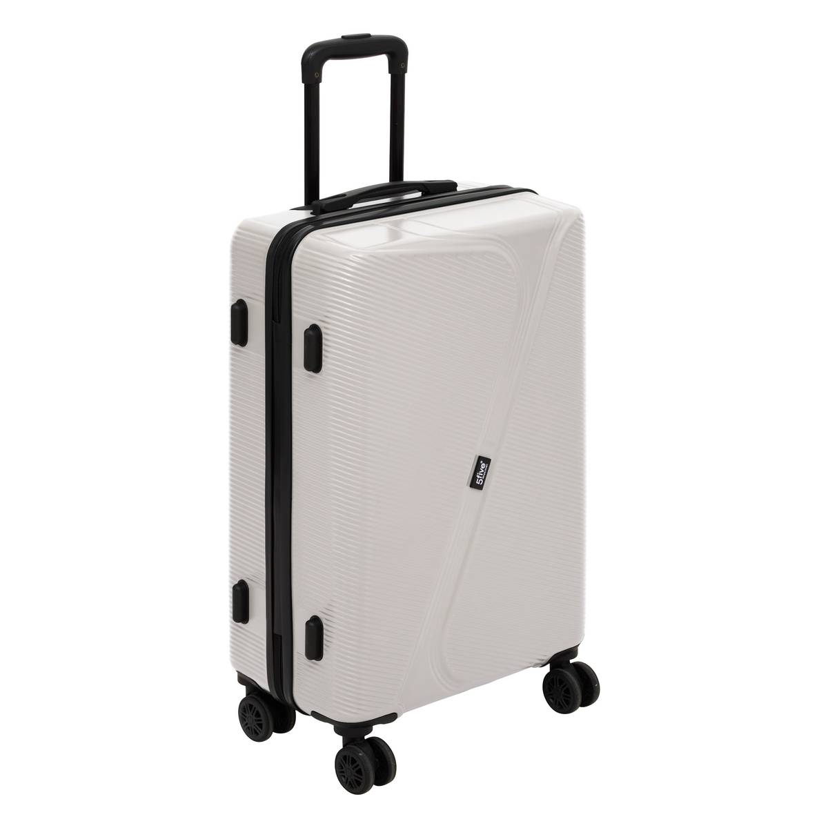 Set de 3 valises 8 roues, h.77/67/55 cm, argile 