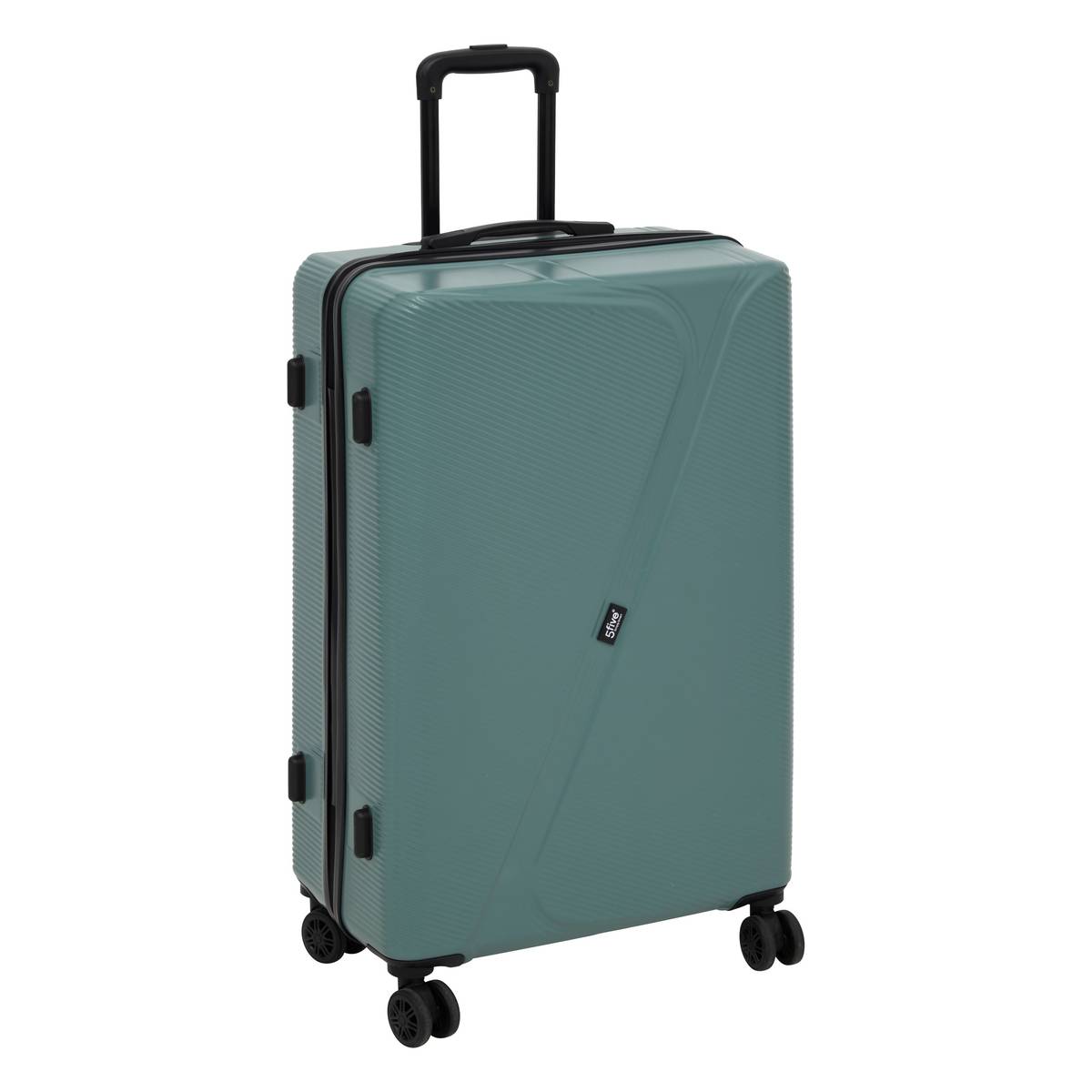 Lot de 3 valises 8 roues, h.77/67/55 cm, vert