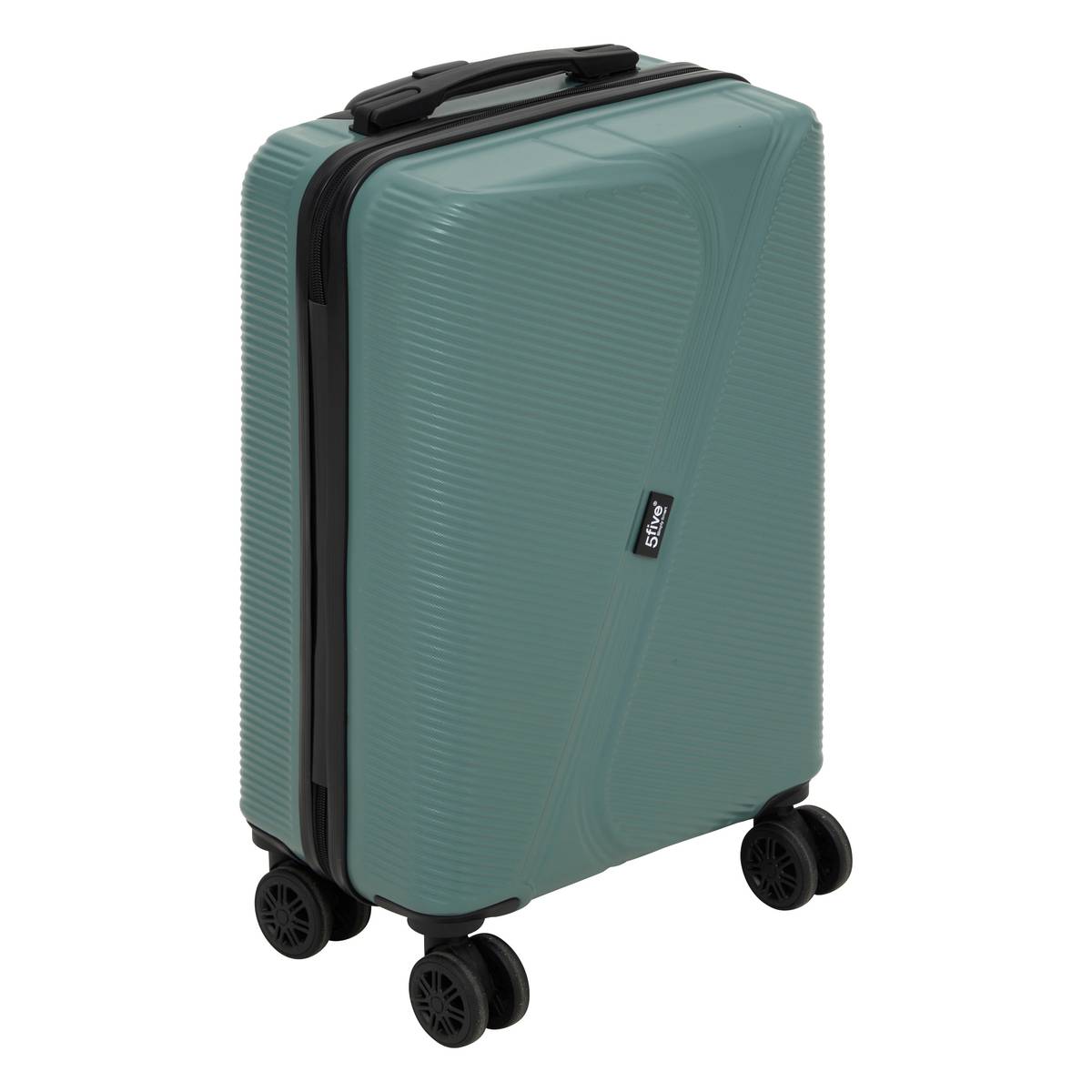 Lot de 3 valises 8 roues, h.77/67/55 cm, vert