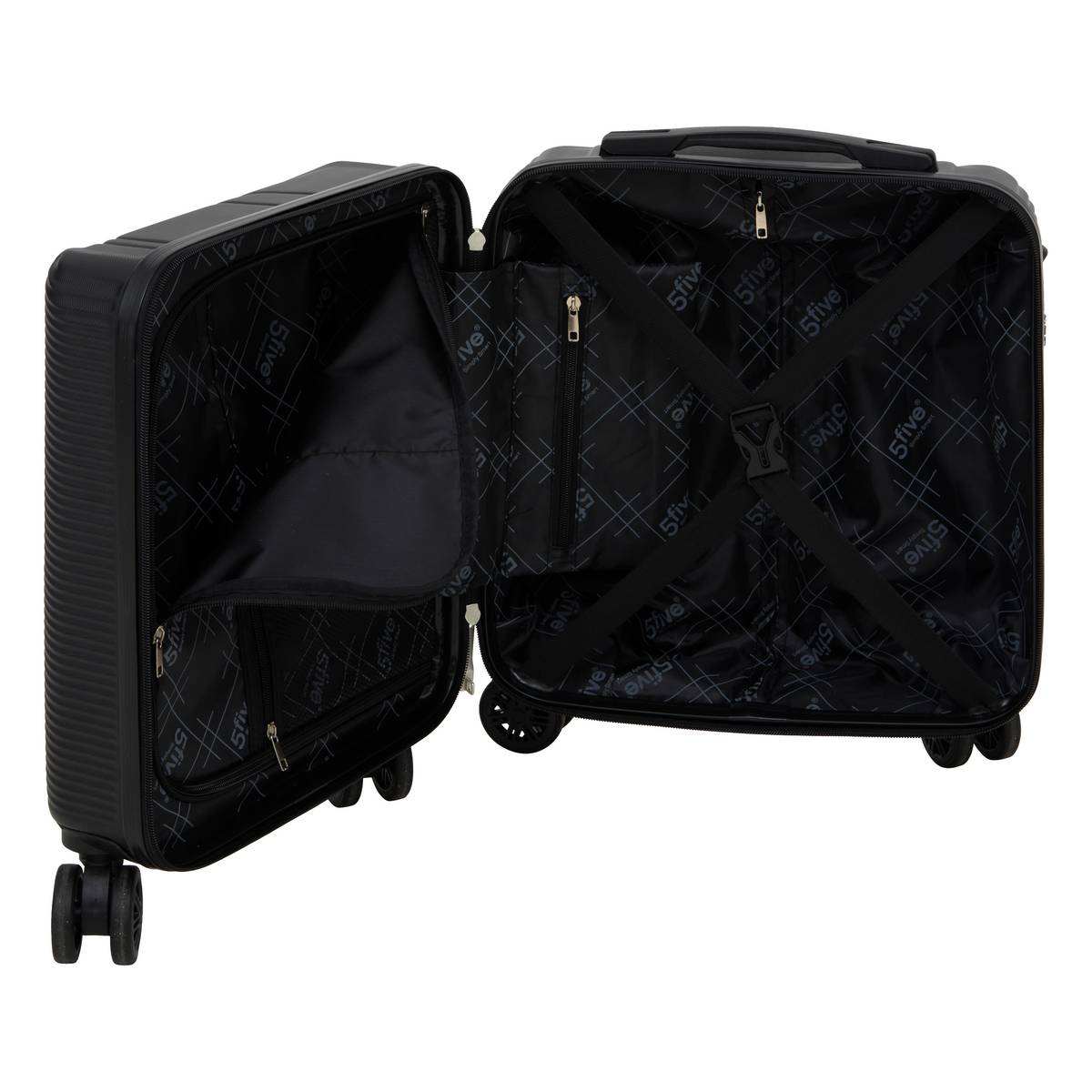 Valise 8 roues, 36x45 cm, noir 